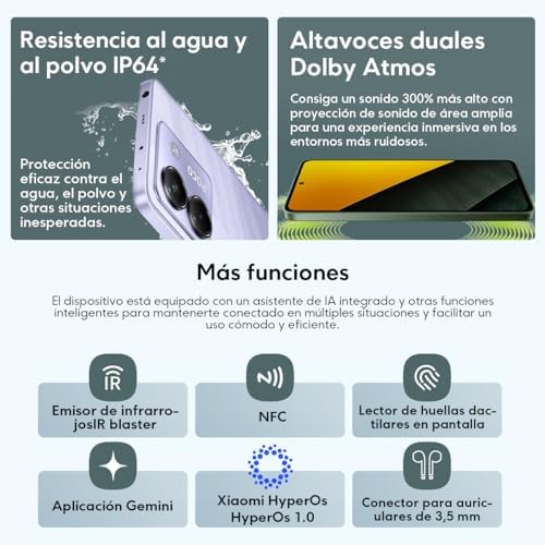 Xiaomi Smartphone POCO M7 Pro 5G 256GB | 8GB/12GB RAM | Processador Ultra Potente Dimensity 7025 | Tela AMOLED FHD+ 120Hz com Proteção Ocular | Bateria 5110mAh com 45W Turbo Charge (Verde, 8+256GB)|B0F3JHM2FQ